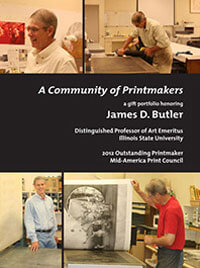 Cover of the book, A Community of Printmakers.
